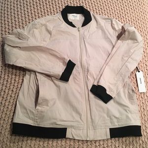 NEW Stone Khaki Tan Windbreaker Jacket XL